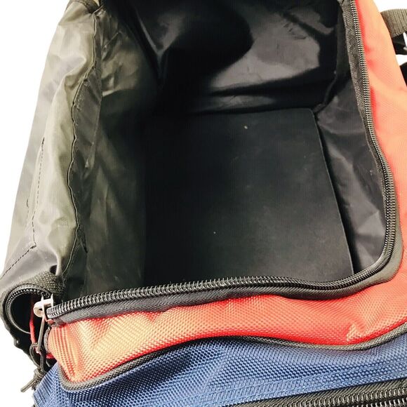 USA Tai Kwon Do Vision Deluxe Equipment Bag Black Red Blue 17"X 10"X 12" - Picture 8 of 15